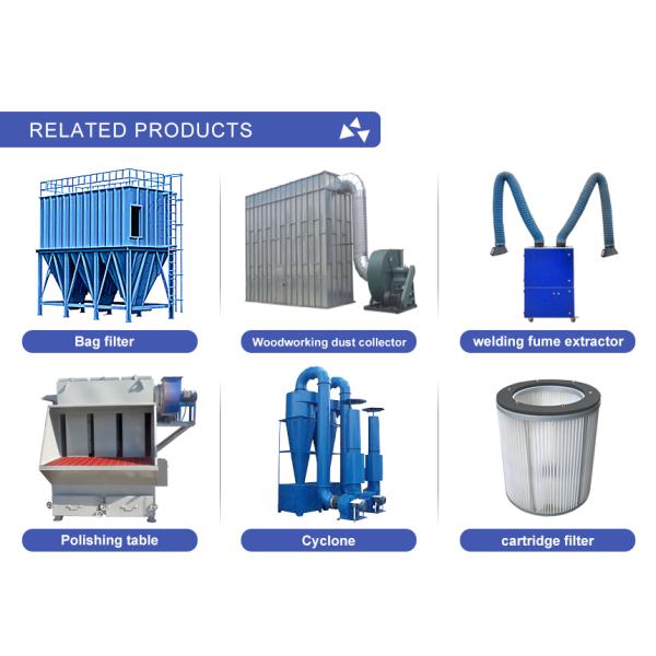 Clean Air Industrial Cartridge Welding Fume Extractor Dust Collector 3136*2159*2159mm