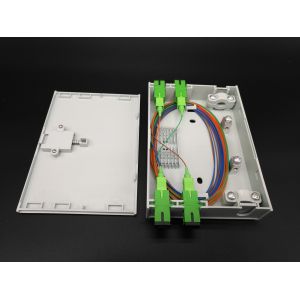 China 4 Ports FTTH Optical Fiber Termination Box Pre-terminated CTO 12 Cores Fusion Splice Box wholesale