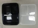 3-Compartment Takeaway Plastic Food Container Plastic Type Pp Fast Food Box Food