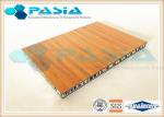 Bamboo Veneer Composite Aluminum Faced Panels Soundproof Antirust