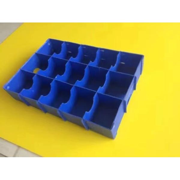 Recyclable Plastic Corrugated Containers Rectangular Corrugated Plastic Bins OEM