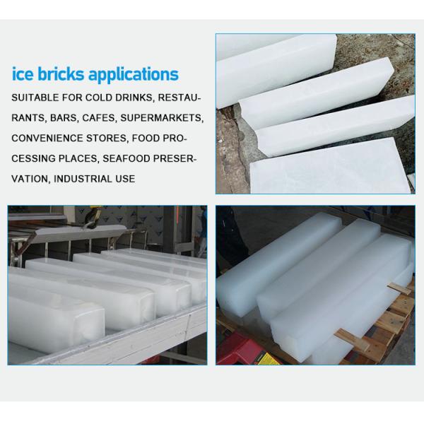 Corrosion Proof Custom Salt Water Ice Block Machine GMCC Compressor Solar Ice Block Machine