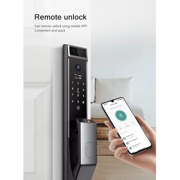 Digital Inteligente Tuya Smart Home Wifi Smart Lock With Camera and Biometrics
