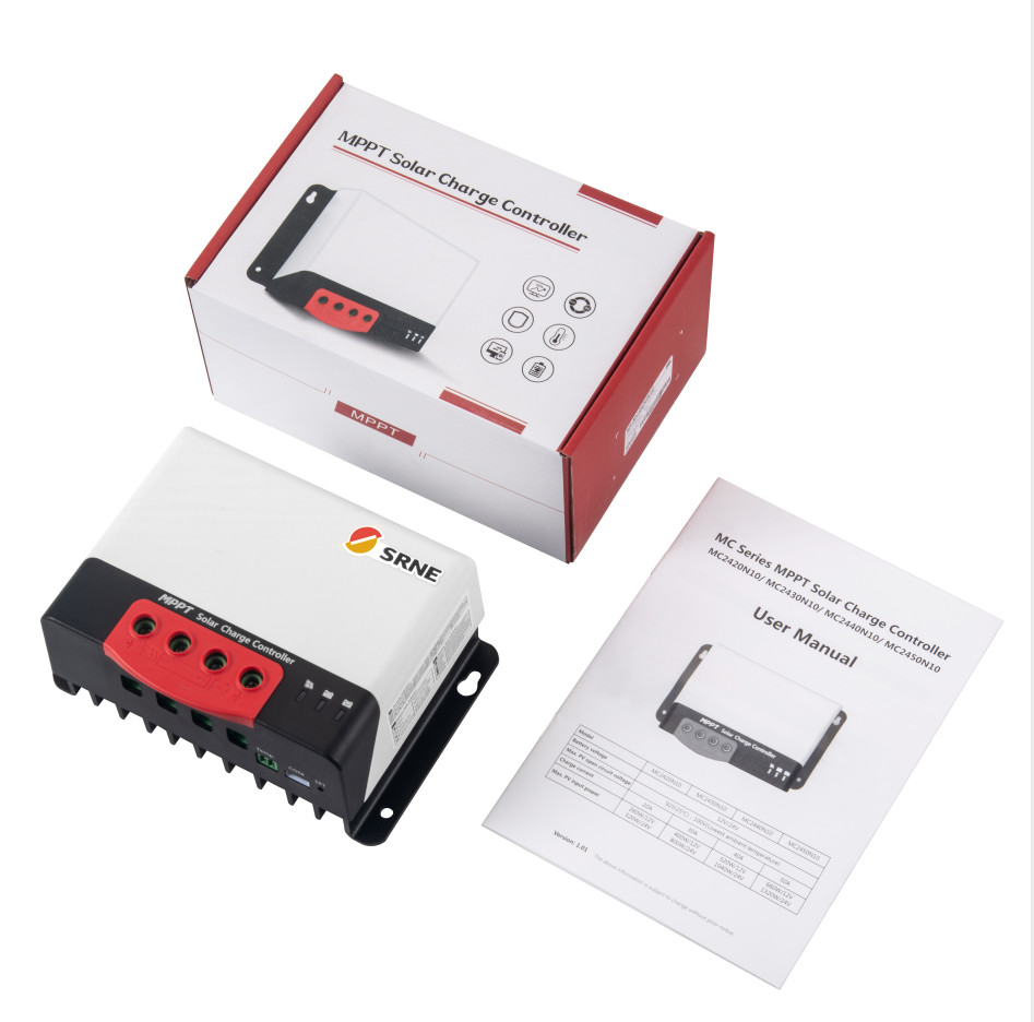12V RV Solar Charge Controller Mppt Solar Charge Controller 40 Amp MC2440N10