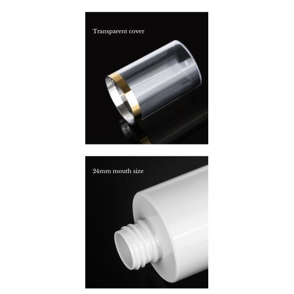 Wholesale 120ml 200ml 250ml 500ml Round Cosmetic Body Mist Atomizer Plastic Spray Lotion Gold Top Bottle For Cleaning