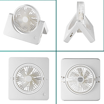 3 Speed Control USB Rechargeable Mini Fan DC 5V With 4000mah Battery