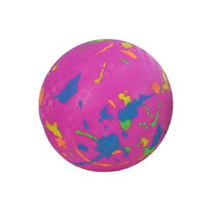 China Odorless Antiwear Rubber Playground Ball , Multipurpose Pink Playground Ball wholesale