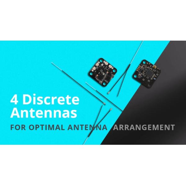 RadioMaster DBR4 Dual Band Gemini ExpressLRS Receiver Module 2.4GHZ 868/900MHZ RX Antenna Remote Control FPV Racing Drone Parts