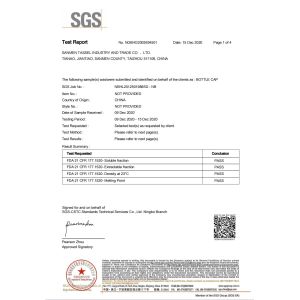 Sanmen Tassel Industry and Trade Co.,Ltd. Certifications