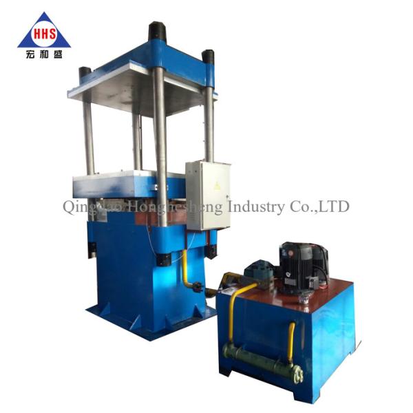 Four Column Type Hydraulic Vulcanizing Press Machine / 200T Vulcanizer