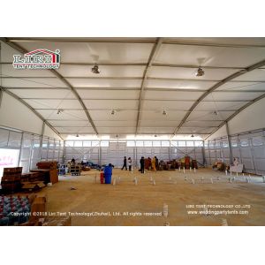 China UV Resistant Customized 30 X 50m TFS Tent , Curved Sporting Event Tents on sale