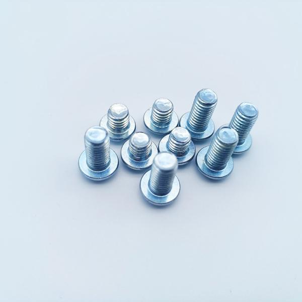 White Pan Head Screws Grade 10.9 Coarse Thread Screws M3 M5 M6 M8 General Purpose