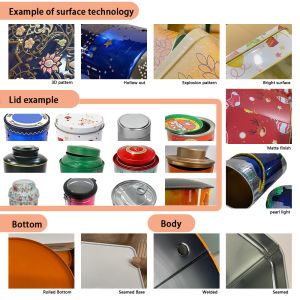 DADI Retro Comic Printed Candy Tin Box Customized Square Tin Container