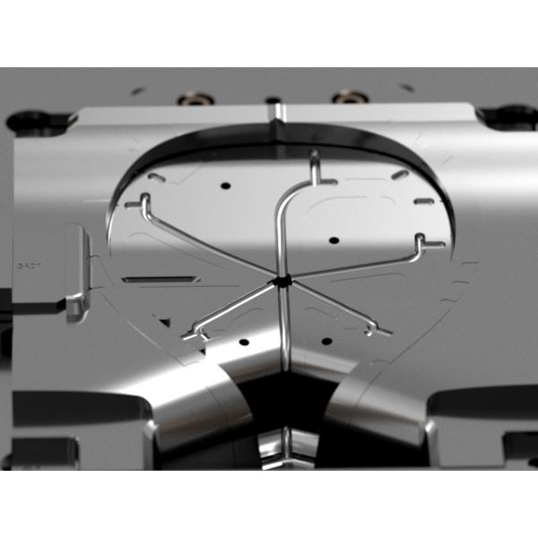 400mm Transparent Shell 1x1 Cold Runner Two Plate Mold No.19014-B