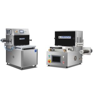 China Vegetable Meat Modified Atmosphere Packaging Machine Tray Sealing Equipment wholesale