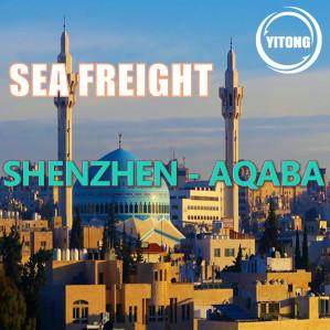 China NVOCC Global Sea Freight Logistics Service From Shenzhen China To Aqaba Jordan wholesale