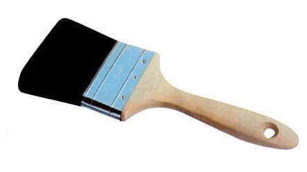 Black Bristle Painting Brush