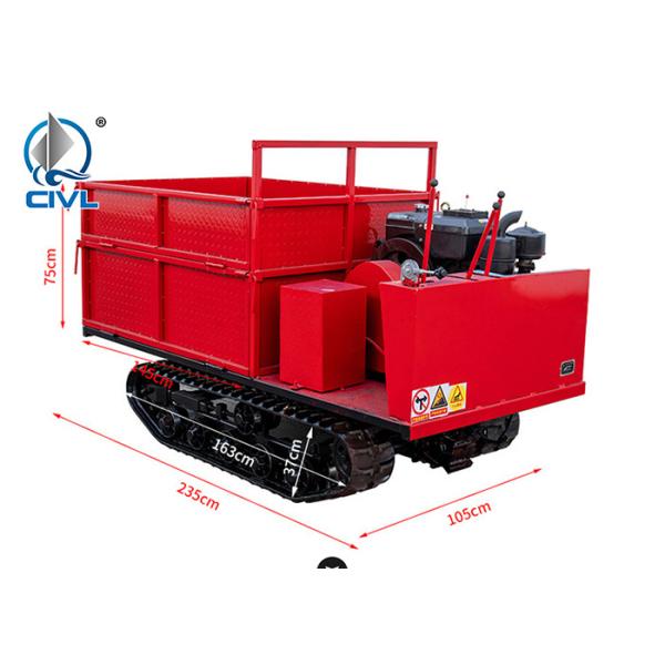 1.5T Crawler Transporter / Tractor / Crawler Small Transporter / Crawler Tractor Diesel Power