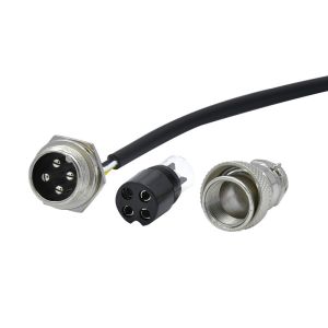 China 14pin Metal Circular GX20 Aviation Connector With Wire Plug Socket on sale