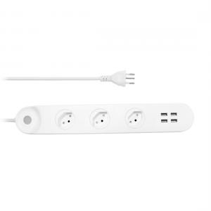 China Power Strip 3outlets4USB Swiss Type on sale