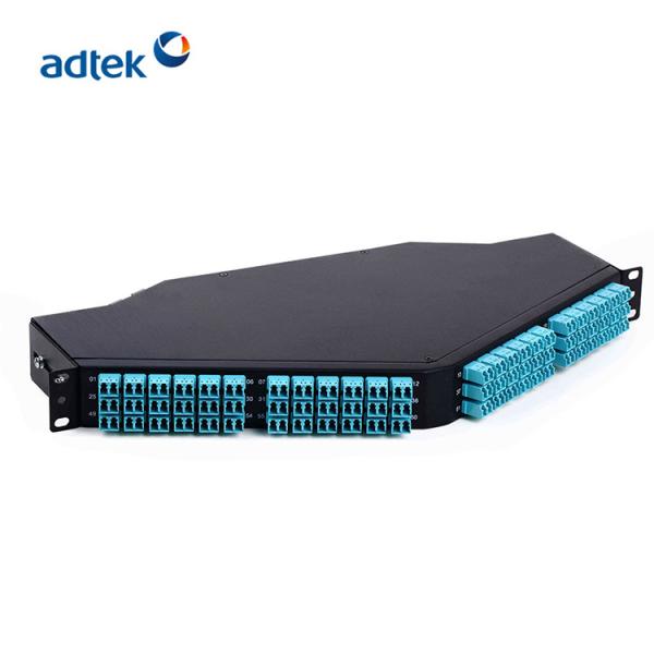 China HD 72 Fiber Optic Patch Panel Fixed Type MTP / MPO 1U 5 Years Warranty wholesale