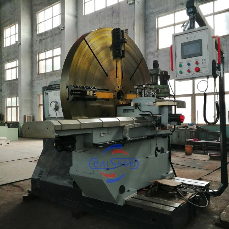 China Flange Rubber Ring Facing Lathe Machine Auto Floor Type Turning wholesale
