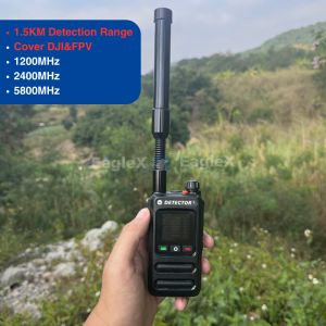 China 1.5-2KM Handheld FPV Drone detector Detection 800～1500MHz、2400～2485MHz、5725～5850MHz wholesale