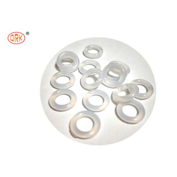 Transparent Silicone Rubber O Ring Seal Small Size 70 Durometer Hardness