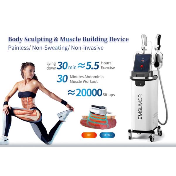 4 Handles Muscle Non-invasive Ems Muscle Stimulator Fat Builds Slimming Rf Body Sculpt Emslim Cellulite Reduction Machine