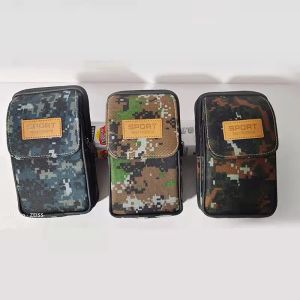 Waterproof 6.5 Inch Multi Function Canvas Phone Waist Pouch Belt Clip Wallet For