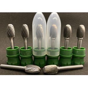 China Tipped Rotary Carbide Grinding Bits / Abrasive Rotary Burr Tool Oem Service on sale