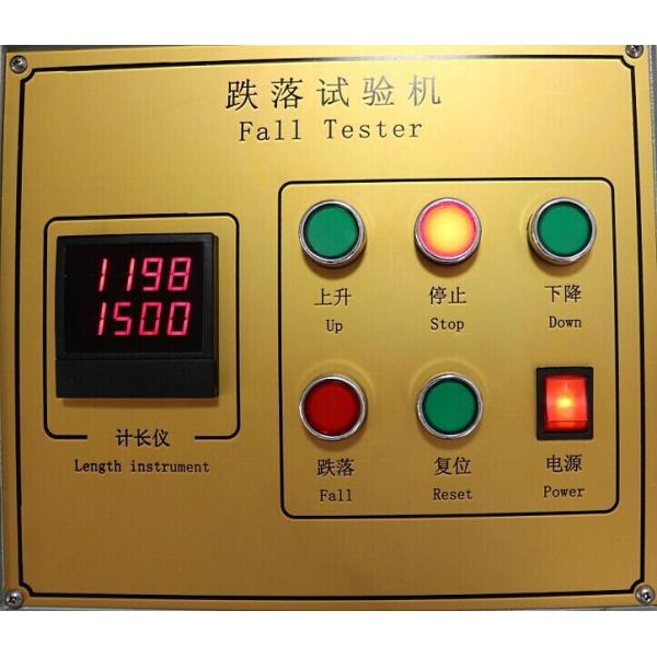 Single Wing Carton Drop Testing Machine / Package Carton Box Drop Impact Tester