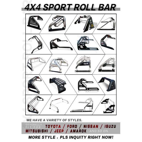 OEM Steel Roll Bar With Roof Rack For Pick Up Nissan Navara NP300