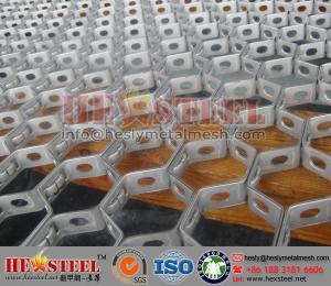 China Tortoise shell mesh, Z7CN18-09 hex grid, s30400 hex metal, 36x120 , 2*25*50mm on sale