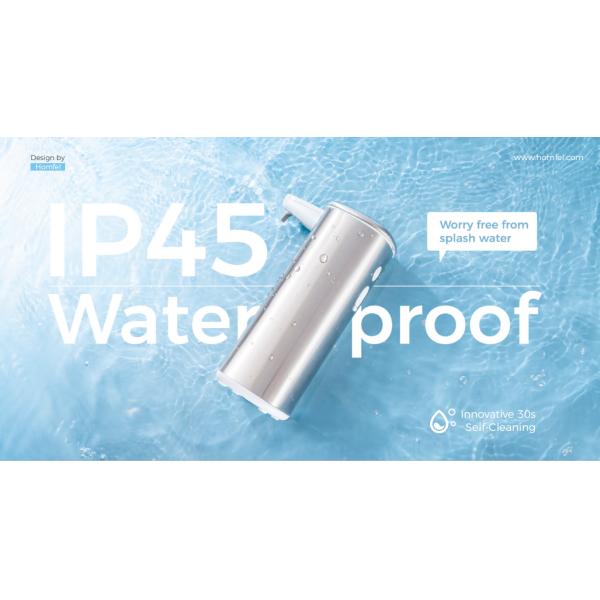 Touch-Free Rechargeable Sensor Liquid Soap Pump Dispenser , Polished Stainless Steel