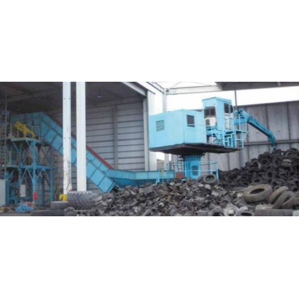 Durable Plastic Recycling Equipment Rubber Material Variable Capacity For Waste Tyre Recycling
