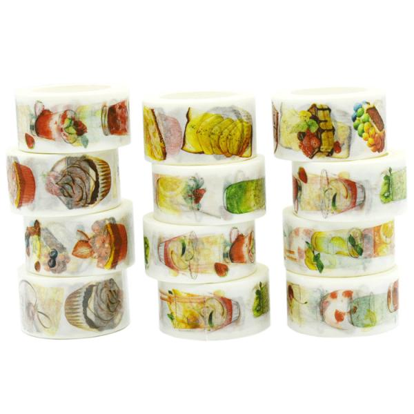 Quality DEC Ice Cream Cake Masking Washi Tape For Scrapbook for sale