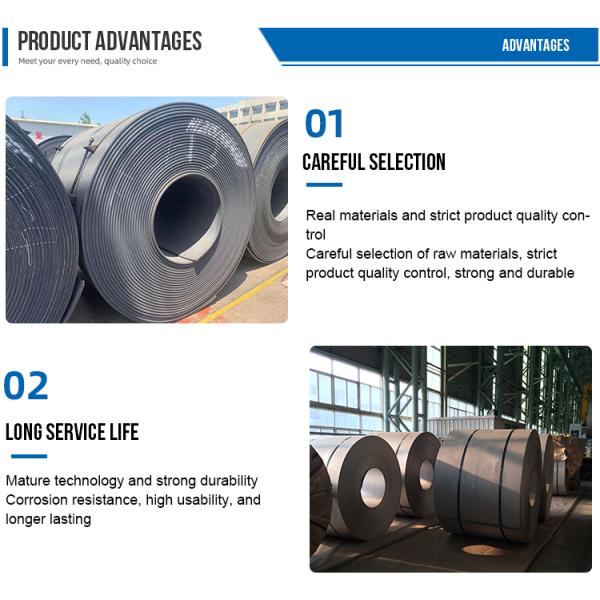 Painted Coating Hot Rolled Steel Coil Rolls For Wall Making DX51D DX52D DX53D Z30 Z275