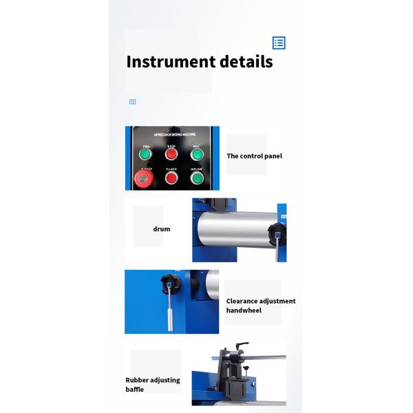 0.2 - 3kgs Rubber Open Mixing Machine Electric Friction Heating