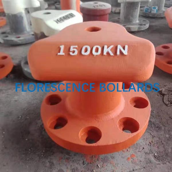 Marine Boat Mooring Bollard T Head Type Customized Sized