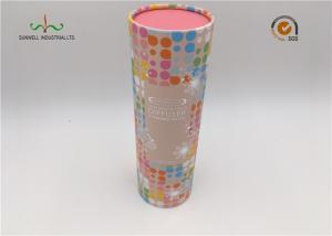 OEM Food Grade Cardboard Cylinder Tubes , Promotion Paper Tube Packaging