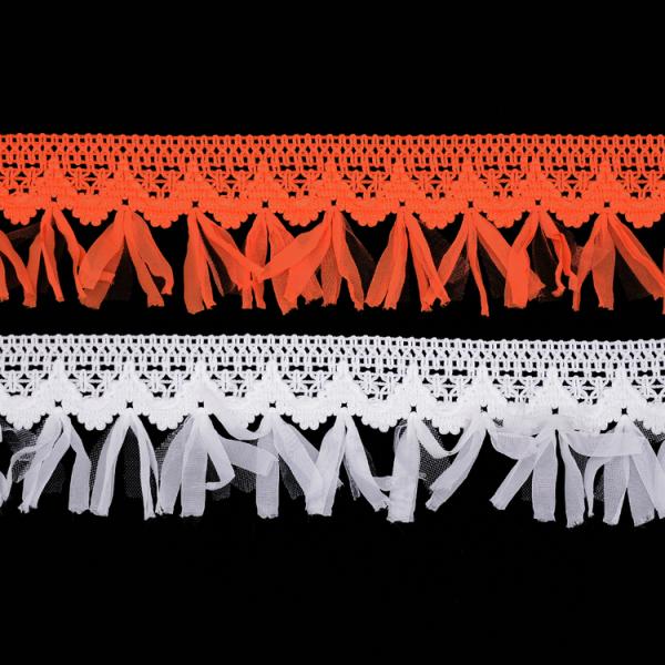 8cm Home Textile Chiffon Lace Tassel Fringe Trim