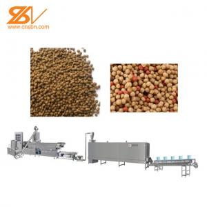 China Large Capacity Twin Screw Fish Feed Extruder Fish Feed Pellet Machine wholesale