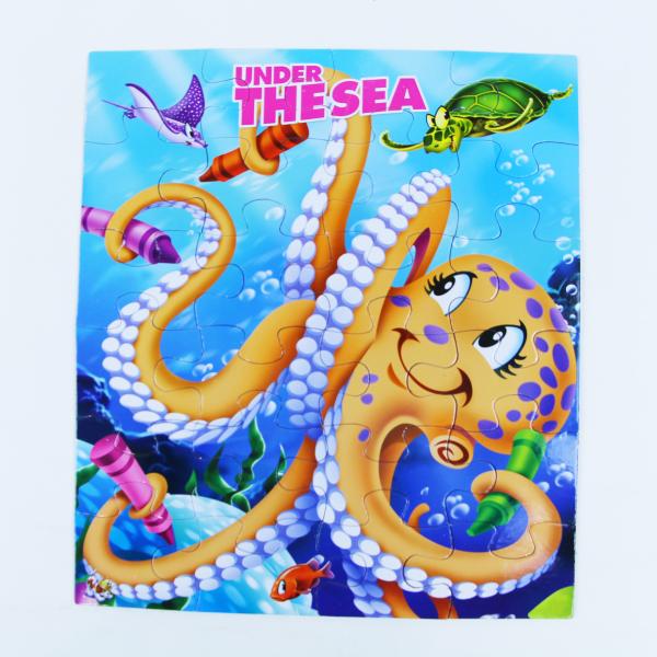 Fun Children Under The Sea Jigsaw Puzzles Board Games Printing For Baby / Kids puzzle games puzzle fun cardboard puzles