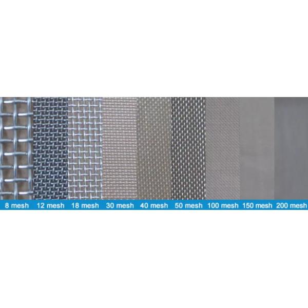304 / 316 Stainless Steel Filter Mesh Customized Plain Weave