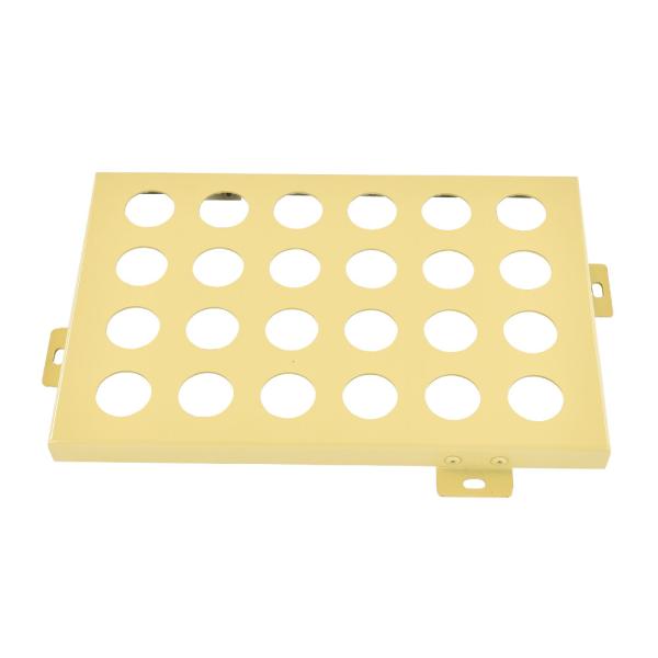 Office Building Custom Aluminum Perforated Sheet , Facade Ceiling Aluminum