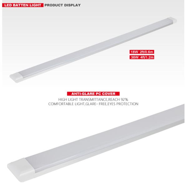 ROHS 300mm Led Linear Batten Light AC 85V 192pcs SMD2835 For Office