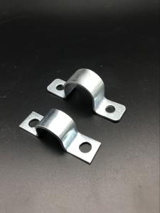 China 1-1/4'' U Shape Electrical Galvanized Pipe Saddle Clamps wholesale