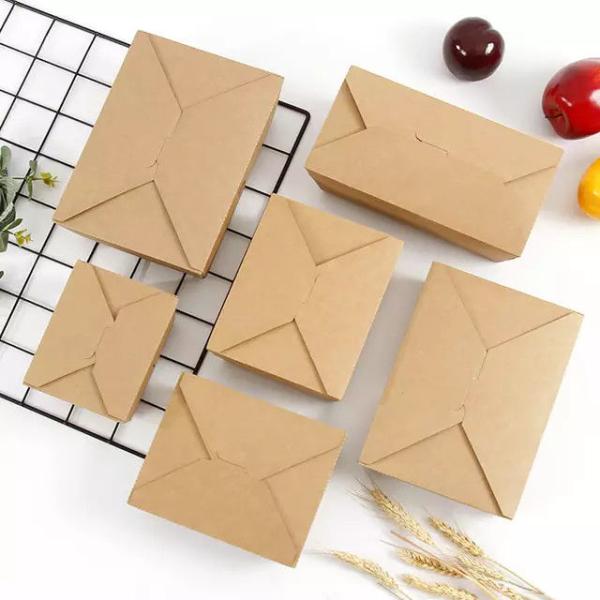 Foldable Recycled Craft Paper Brown Corrugated Cardboard Boxes