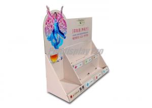 China 4 Colors Printed Paper PDQ Tray Display 1 Tier For Healthy Tea wholesale
